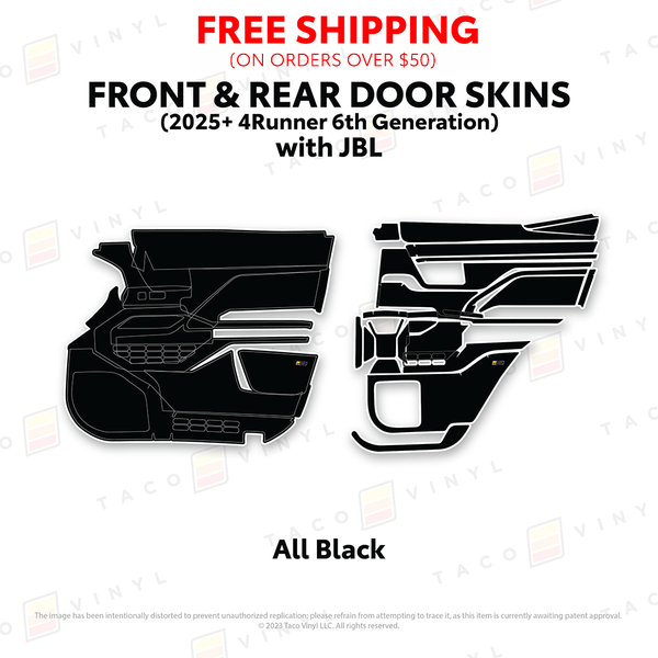 2025+ 4Runner Door Skins
