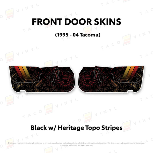 Taco Vinyl lower door skins for 2010-2024 Toyota 4Runner
