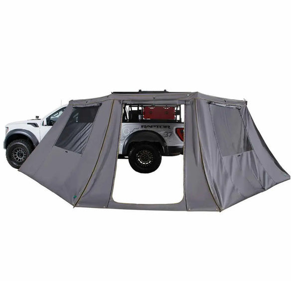 Overland Vehicle Systems HD Nomadic 180 LTE awning wall with windows