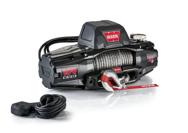 WARN VR EVO 10S ウインチ フリマランド Warn VR EVO 10-S Winch with Synthetic Rope – Cali Raised LED