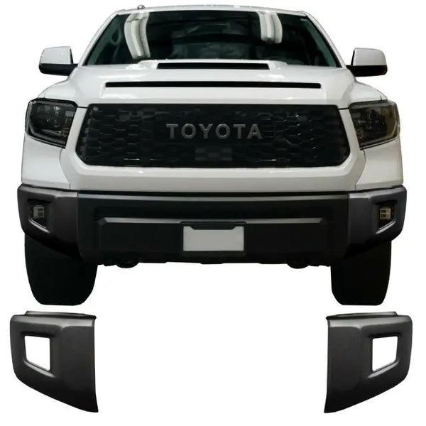 2014-2020 Toyota Tundra Front Bumper Cover Set - Cali Raised LED