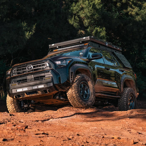 2025 Toyota 4Runner with Cali Raised LED Premium Roof Rack installed, best roof rack for the 6th gen 4Runner