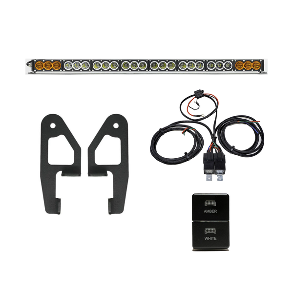 Premium Roof Rack Front Light Bar Kit for 2010-2024 Toyota 4Runner