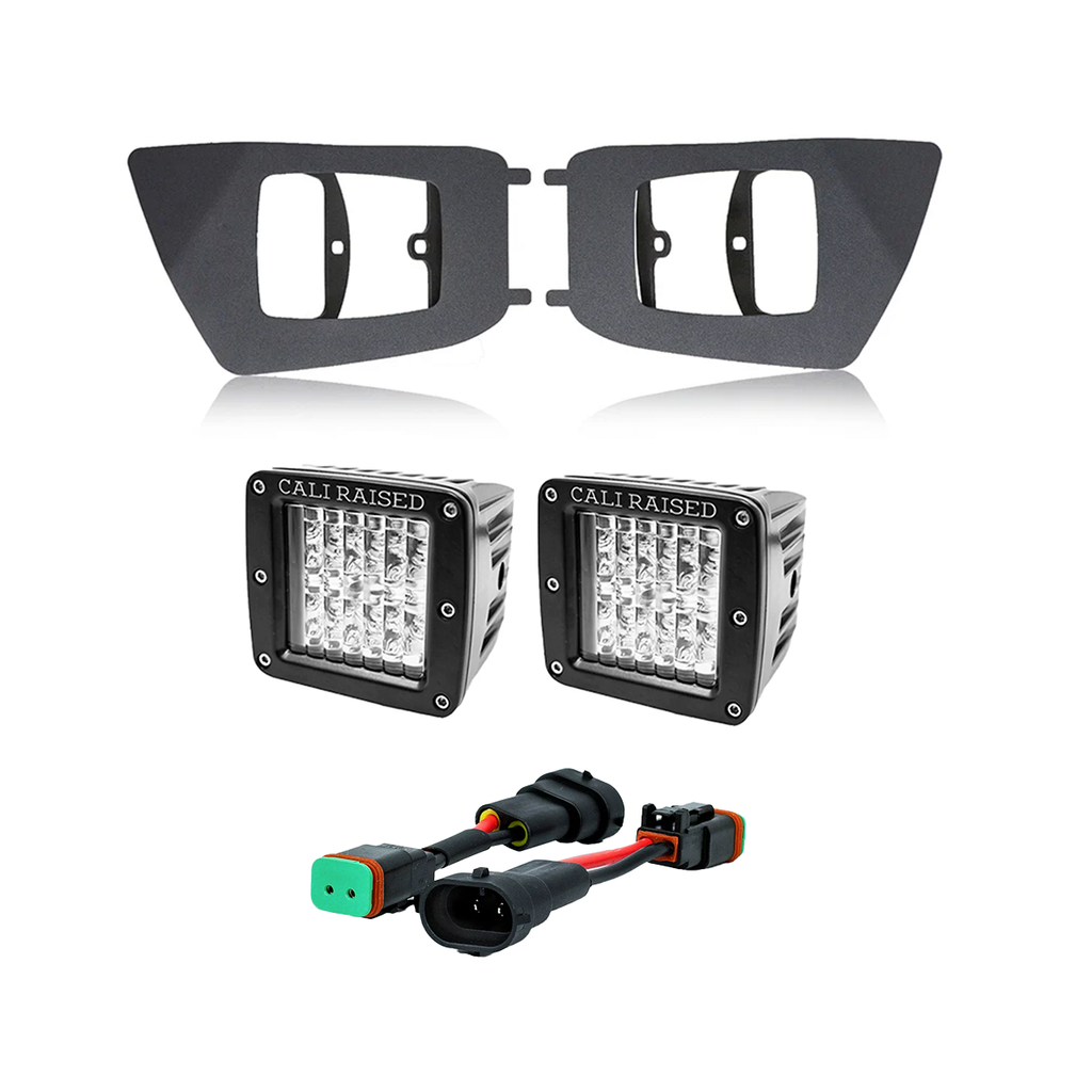 LED Fog Light Pod Replacements Brackets Kit For 2012-2015 Toyota Tacoma