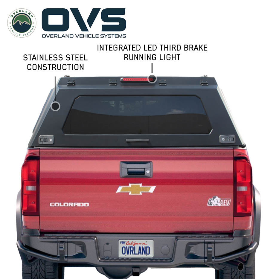 OVS Expedition PRO+ full-window truck cap on a 2015-2022 Chevy Colorado / GMC Canyon - view 9