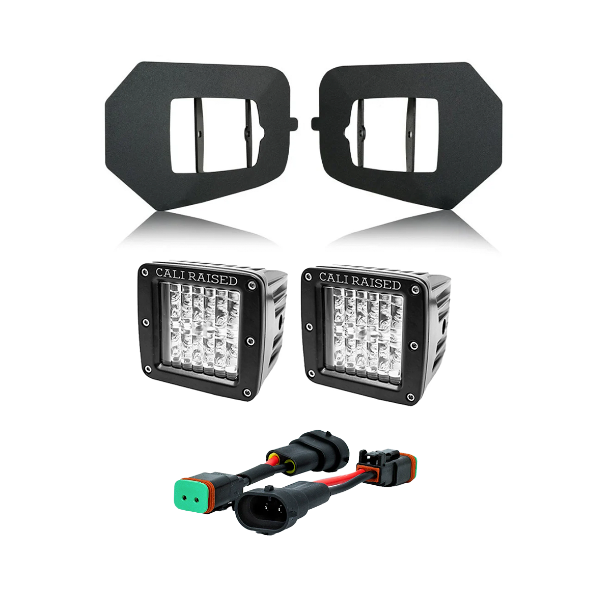 LED Fog Light Pod Replacements Brackets Kit For 2016-2023 Toyota Tacoma 3X2 18W AMBER PODS