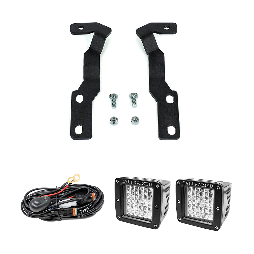 Low Profile Ditch Light Brackets Kit For 2016-2023 Toyota Tacoma