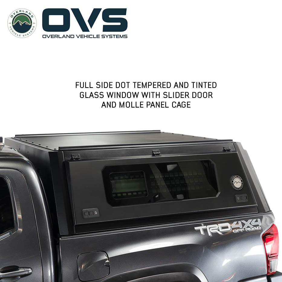 OVS Expedition PRO+ full-window truck cap on a 2016-2023 Toyota Tacoma - view 2