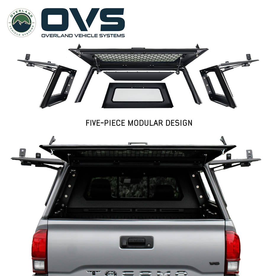 OVS Expedition PRO+ full-window truck cap on a 2016-2023 Toyota Tacoma - view 9
