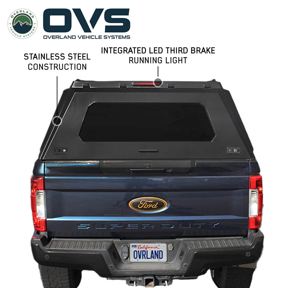 OVS Expedition PRO+ full-window truck cap on a 2017-2022 Ford F-250/F-350 Super Duty - view 9