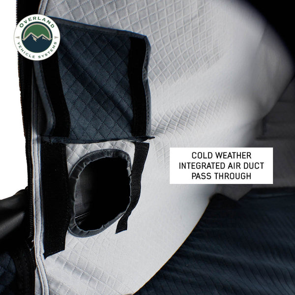 XD Everest Cantilever Aluminum Roof Top Tent - Grey Body & Black Rainfly