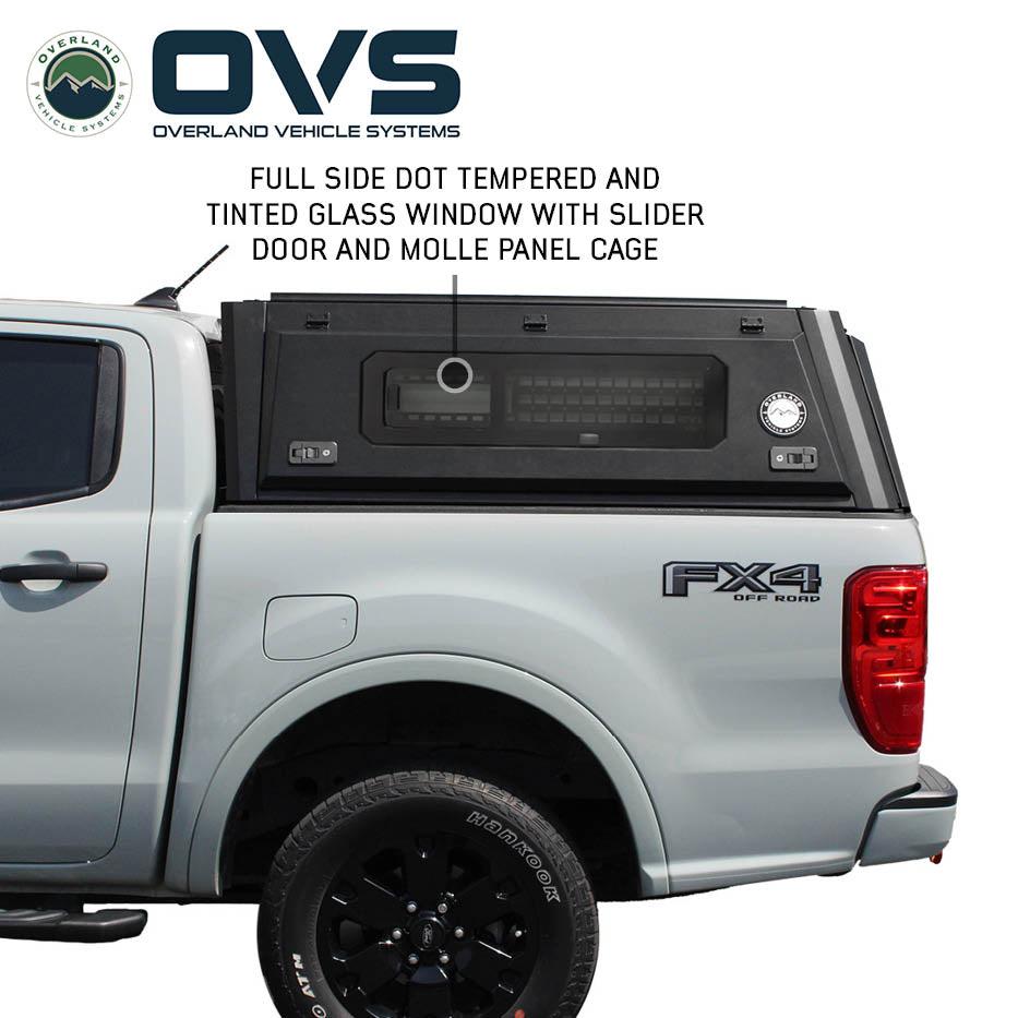 OVS Expedition PRO+ full-window truck cap on a 2019-2023 Ford Ranger - view 3
