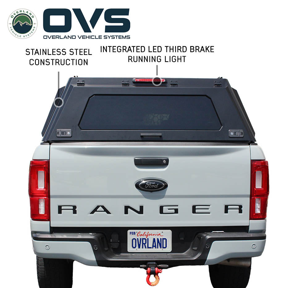 OVS Expedition PRO+ full-window truck cap on a 2019-2023 Ford Ranger - view 5