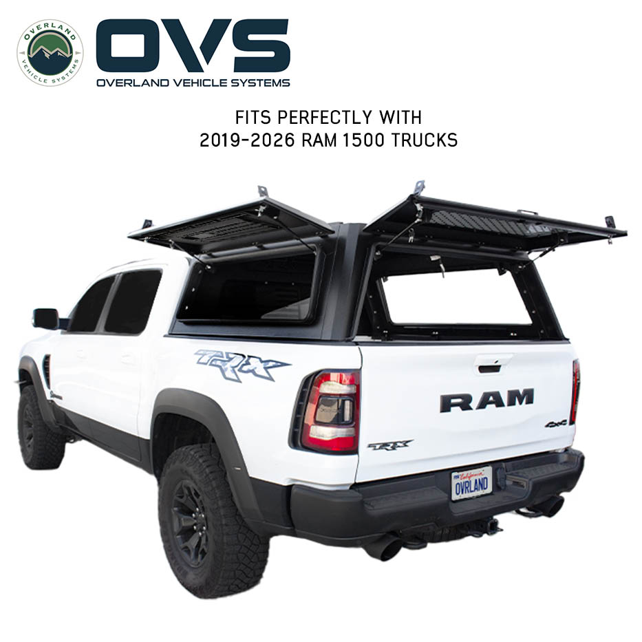 OVS Expedition PRO+ full-window truck cap on a 2019-2027 Ram 1500 - view 8