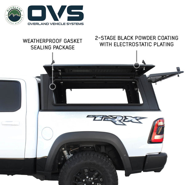OVS Expedition PRO+ full-window truck cap on a 2019-2027 Ram 1500 - view 10