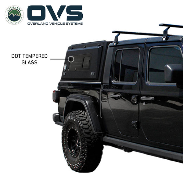 OVS Expedition PRO+ full-window truck cap on a 2020-2027 Jeep Gladiator - view 10
