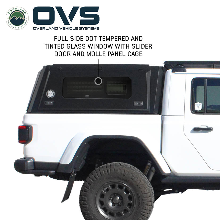 OVS Expedition PRO+ full-window truck cap on a 2020-2027 Jeep Gladiator - view 8