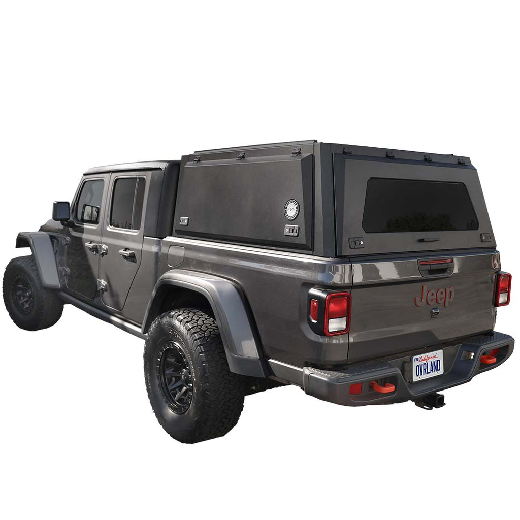 OVS Expedition PRO truck cap on a 2020-2027 Jeep Gladiator