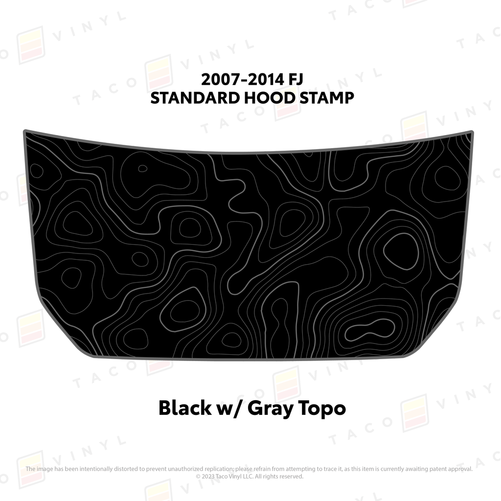 2007-14 FJ Cruiser Hood Stamp