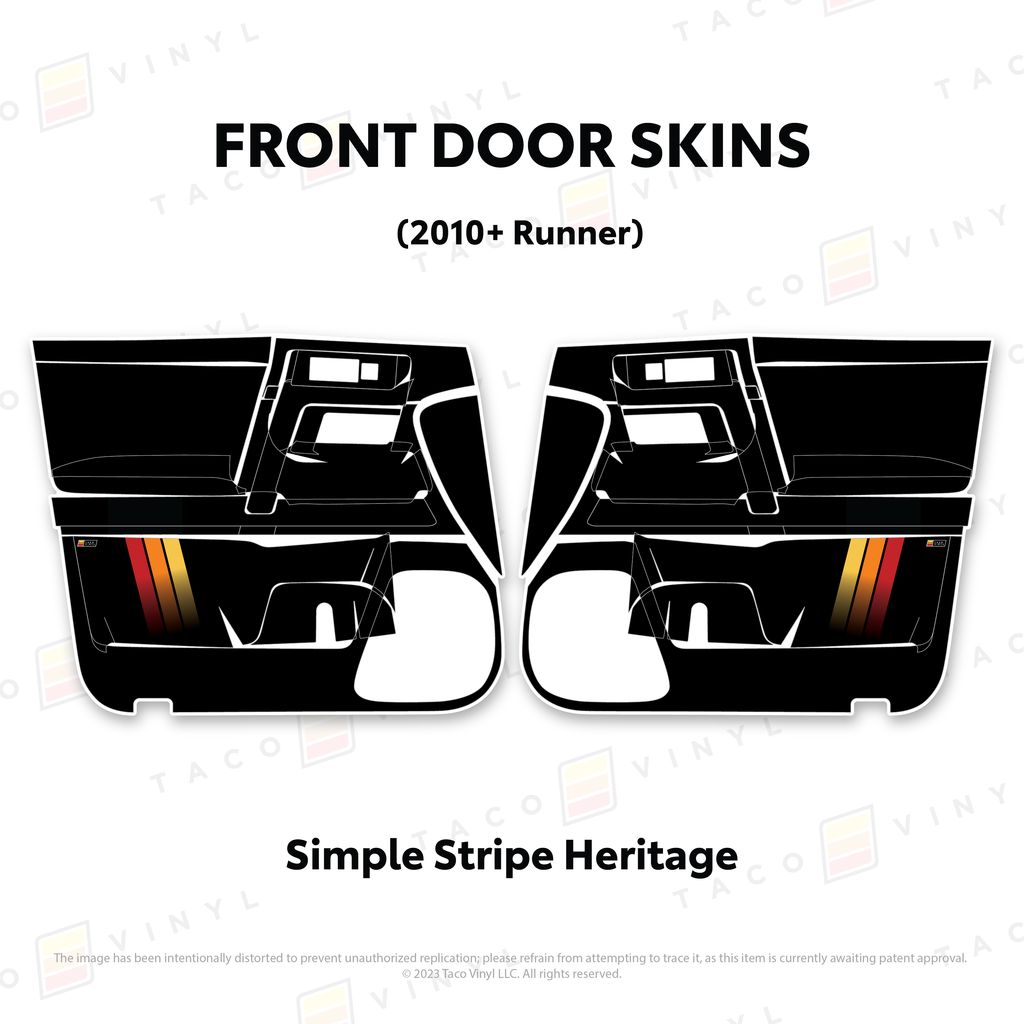 2010-24 4Runner Door Skins