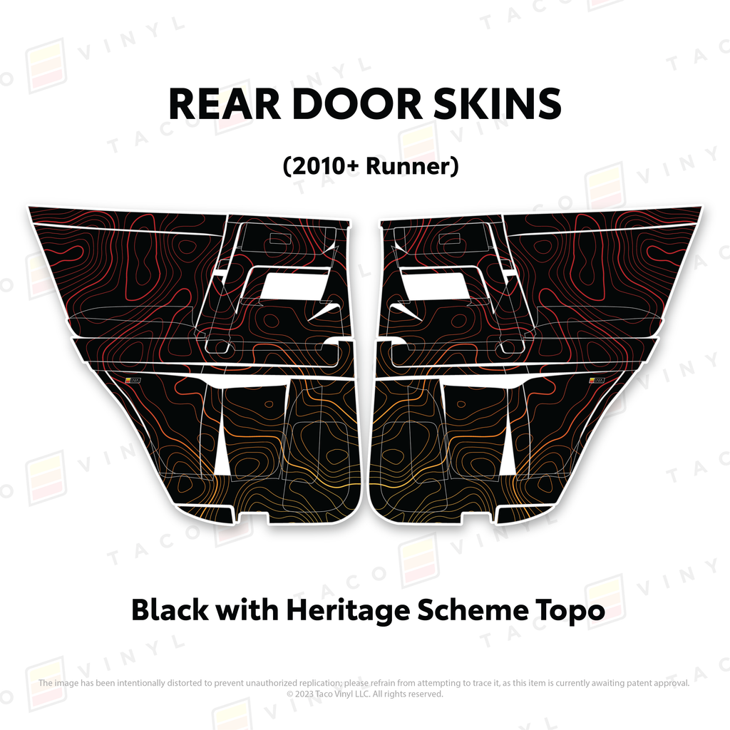 2010-24 4Runner Door Skins