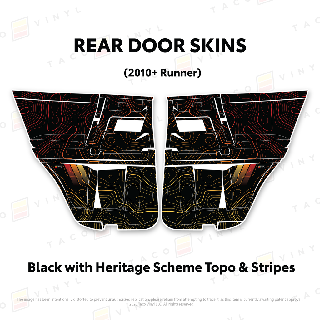 2010-24 4Runner Door Skins
