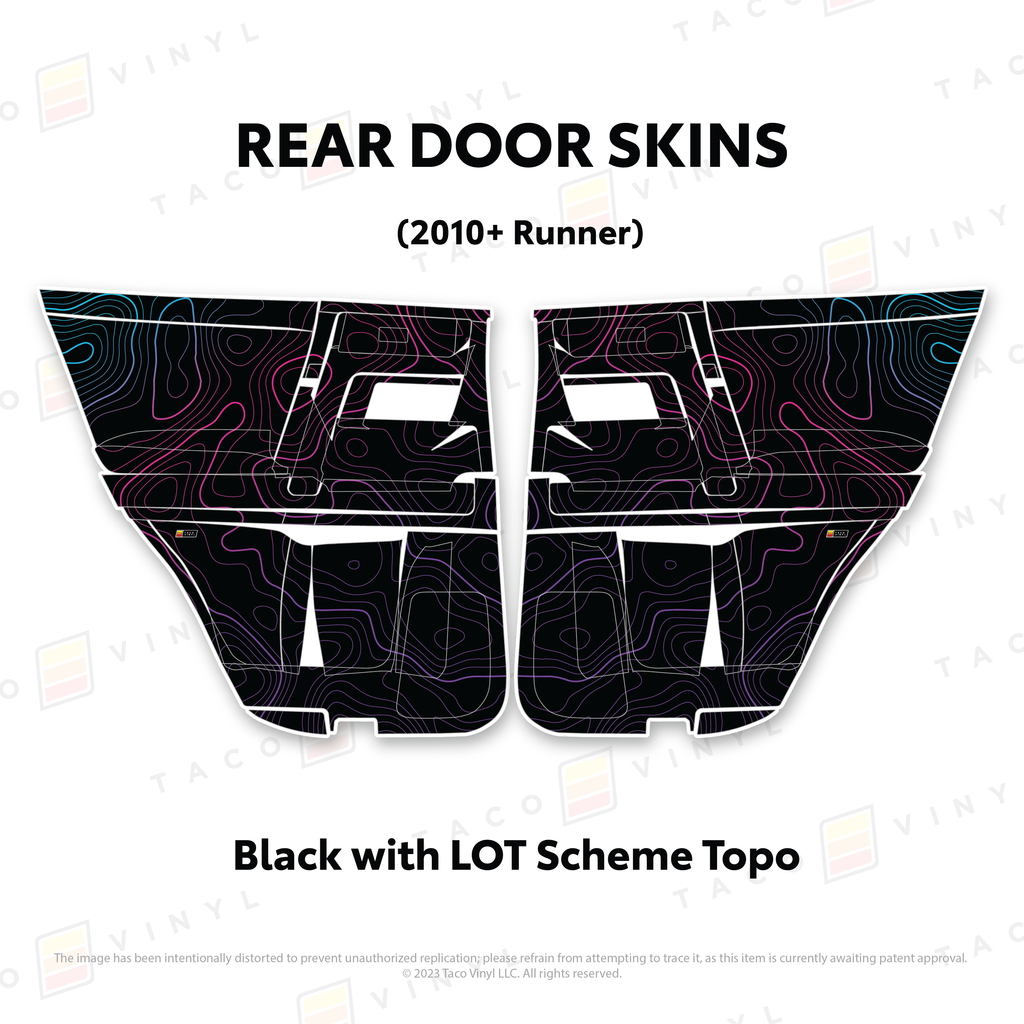 2010-24 4Runner Door Skins