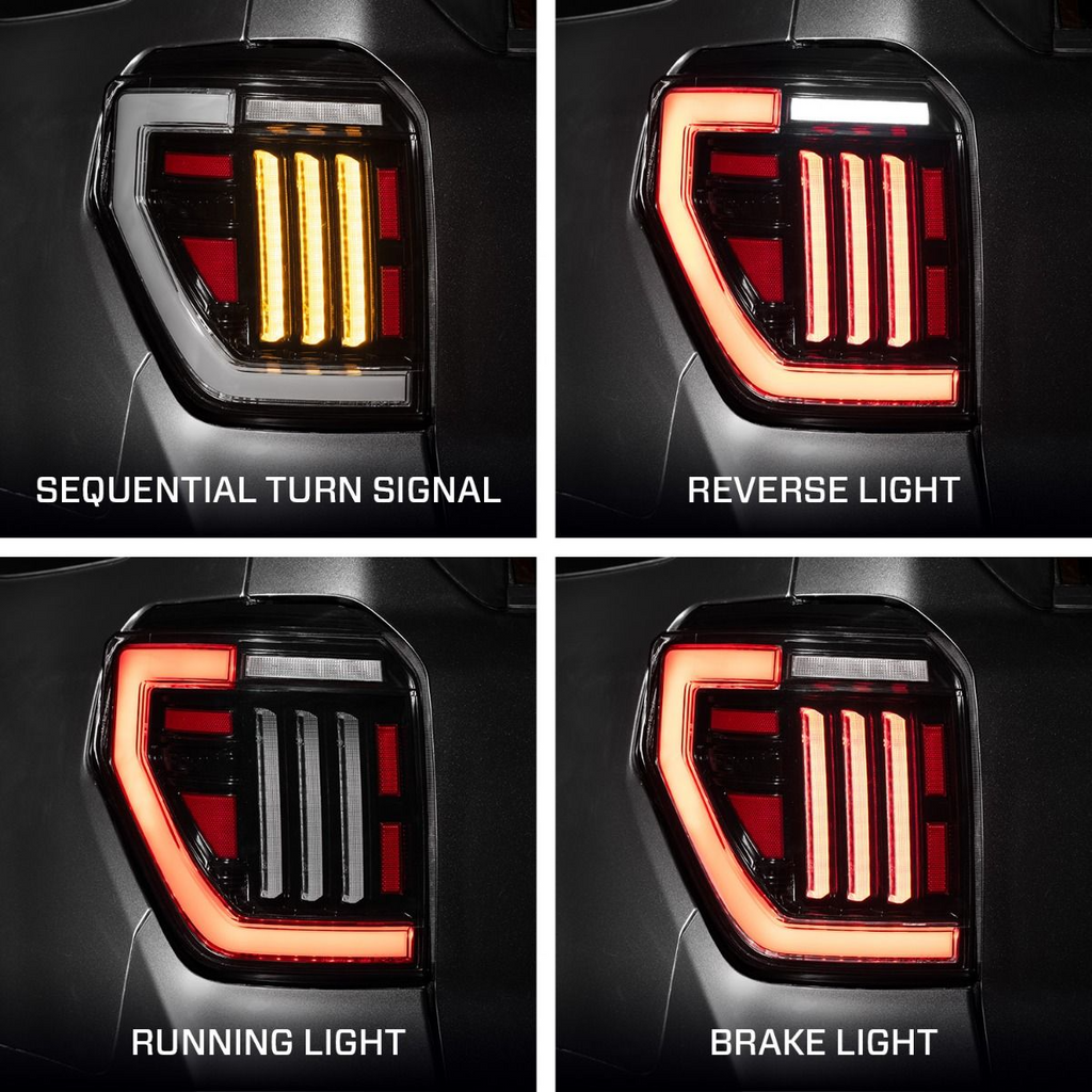 Toyota 4Runner LED Tail Lights (2010-2024) - Sequential Plug & Play Pair | Form Lighting