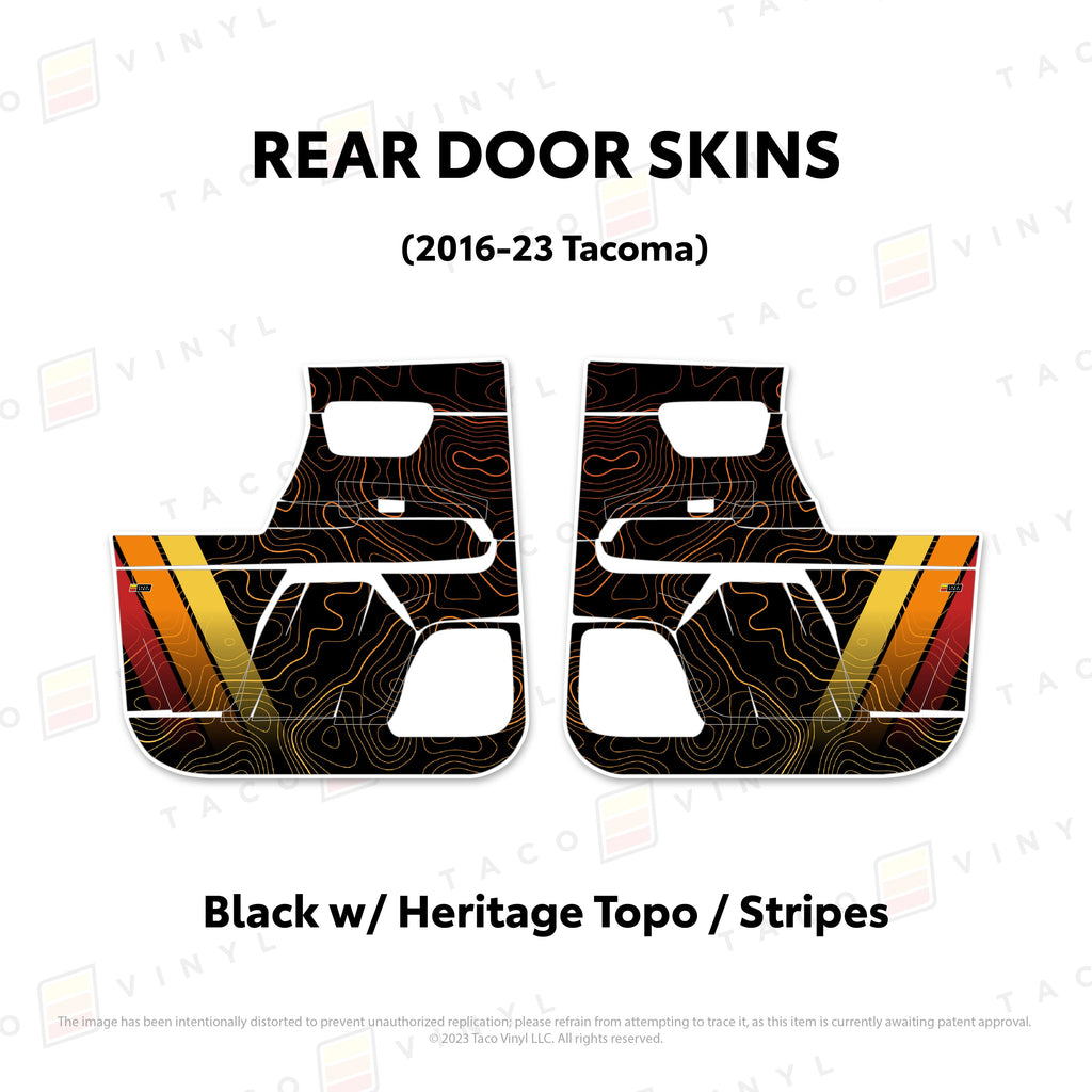2016-23 Tacoma Door Skins
