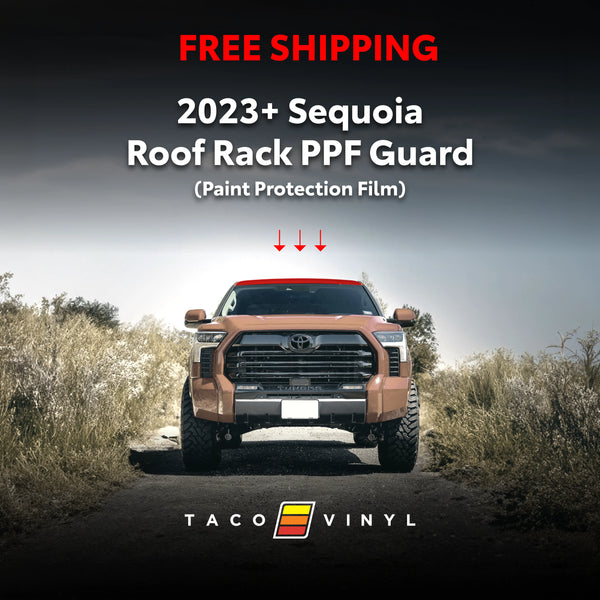 2022+ Tundra PPF Roof Rack Guard | Taco Vinyl