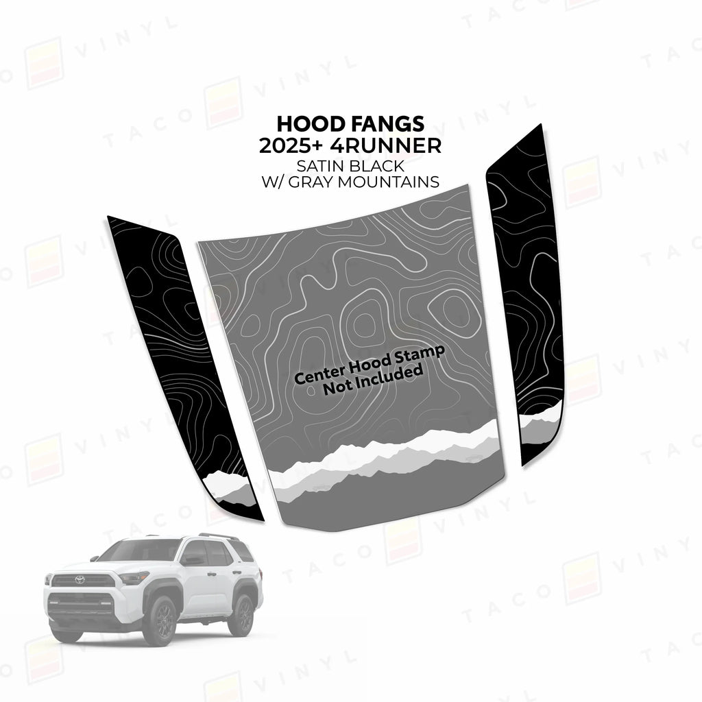 2025+ 4Runner Apex Hood Fangs