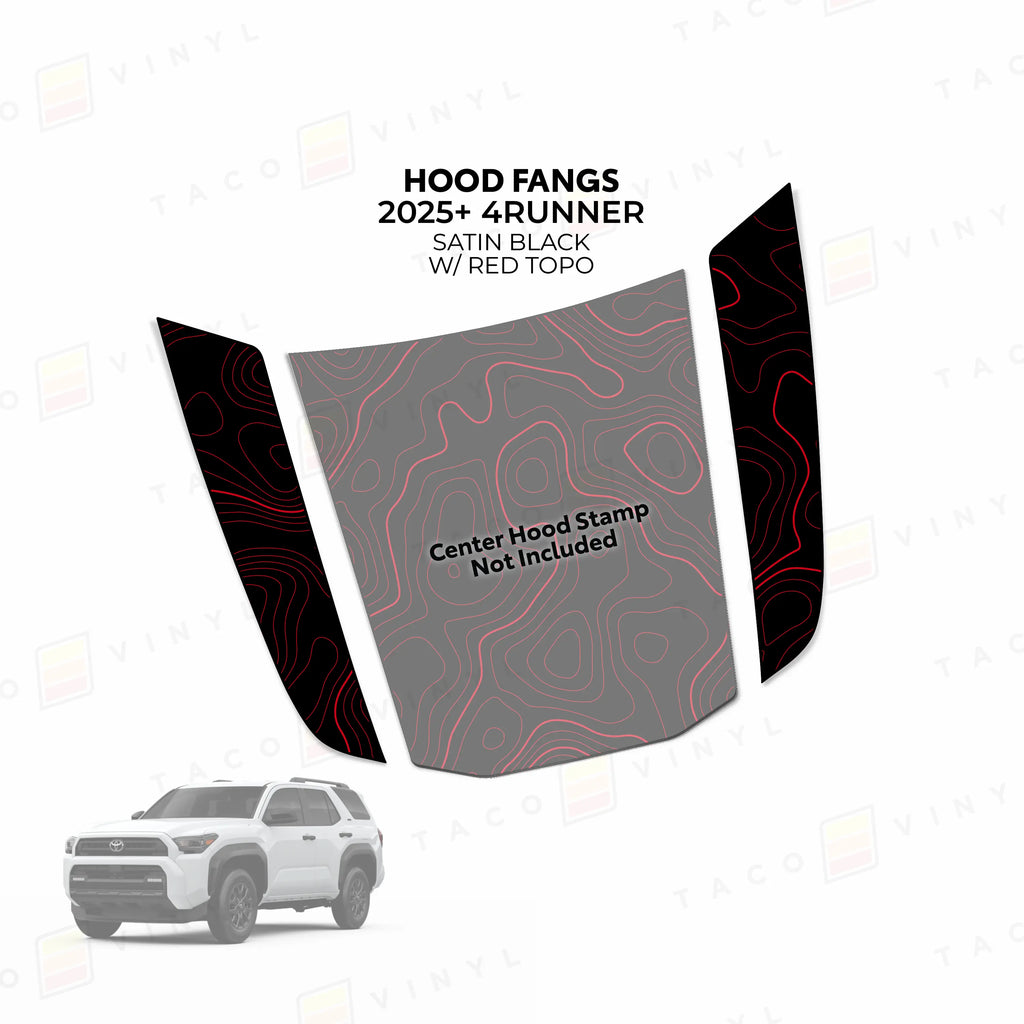2025+ 4Runner Apex Hood Fangs