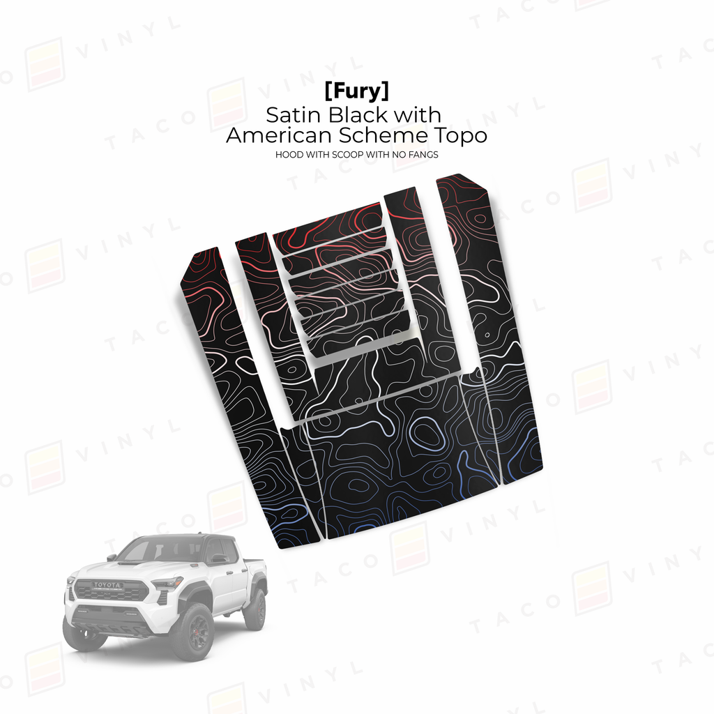 2024+ Tacoma Fury Hood Scoop Stamp (W/ No Fangs)