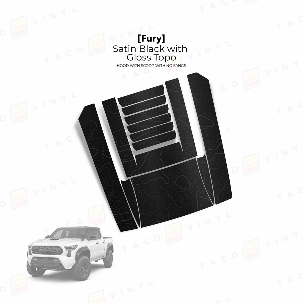 2024+ Tacoma Fury Hood Scoop Stamp (W/ No Fangs)