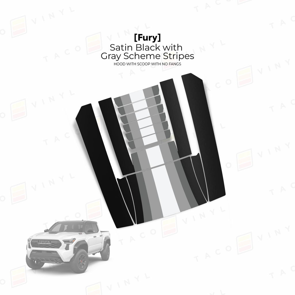 2024+ Tacoma Fury Hood Scoop Stamp (W/ No Fangs)