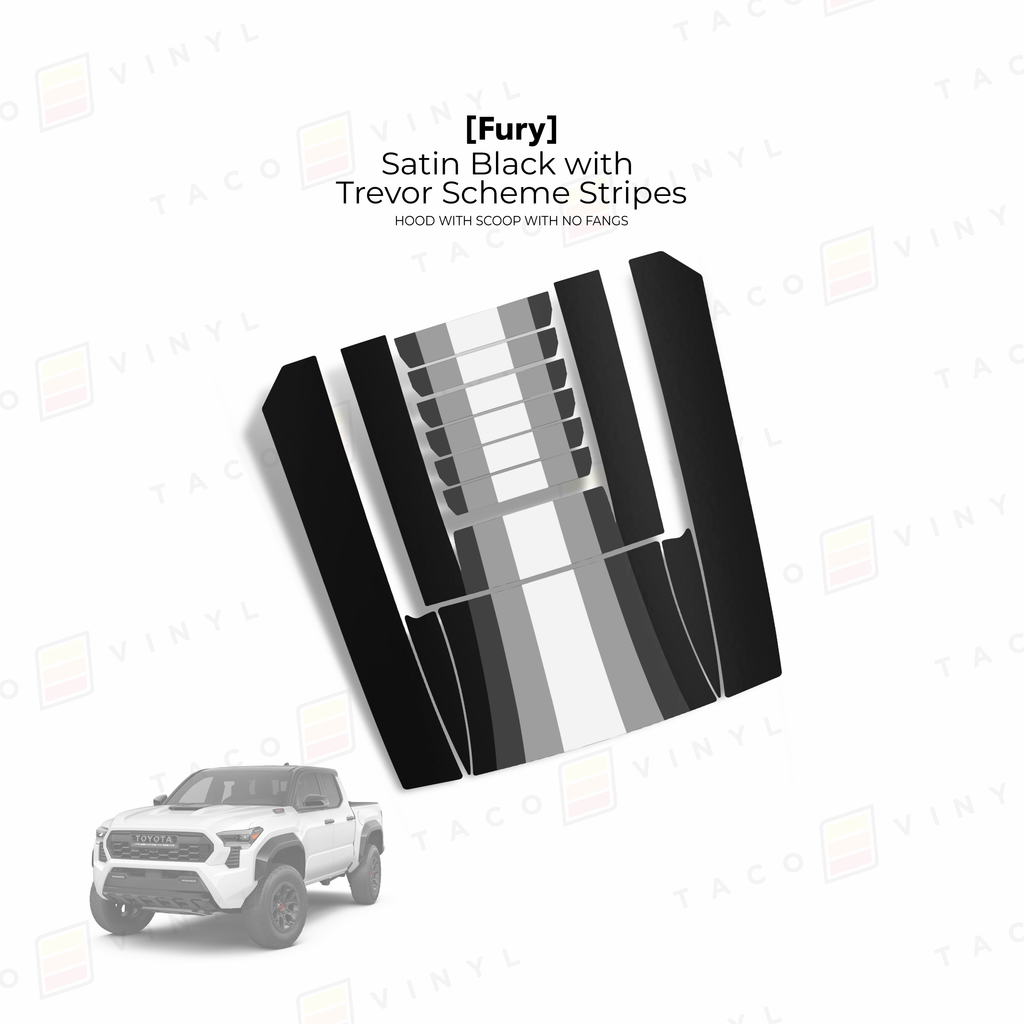 2024+ Tacoma Fury Hood Scoop Stamp (W/ No Fangs)