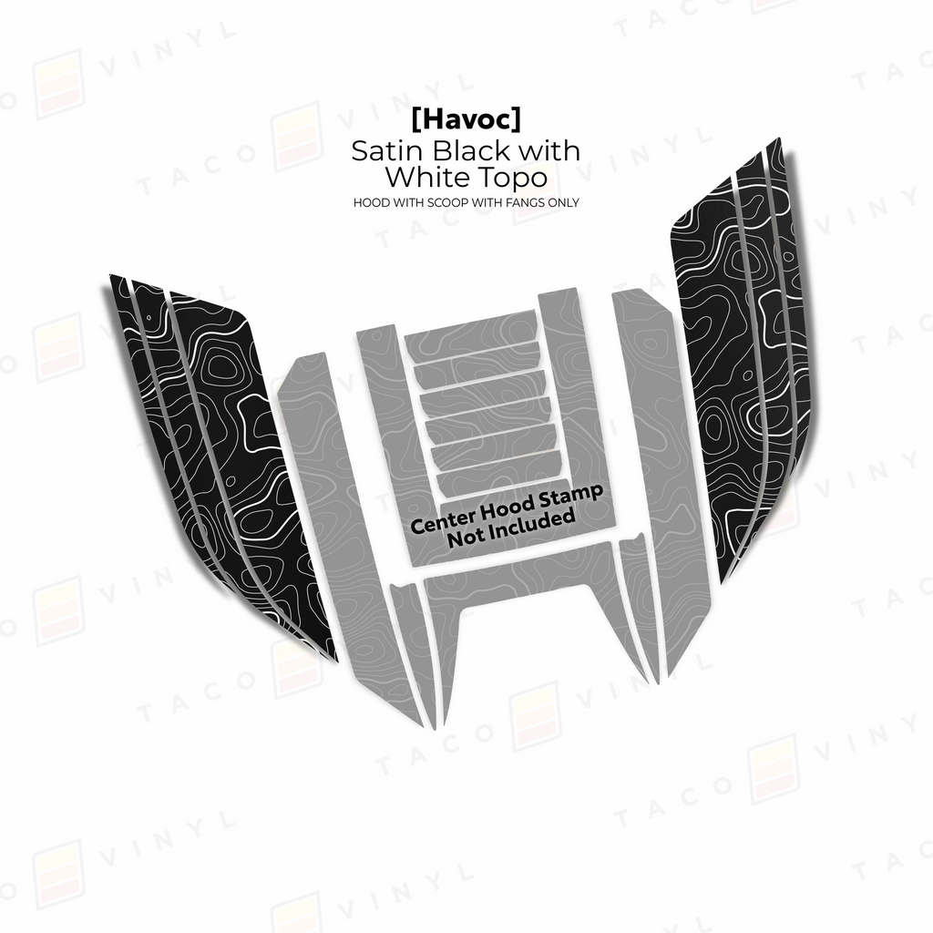 2024+ Tacoma/2025+ 4Runner Havoc Hood Scoop Stamp