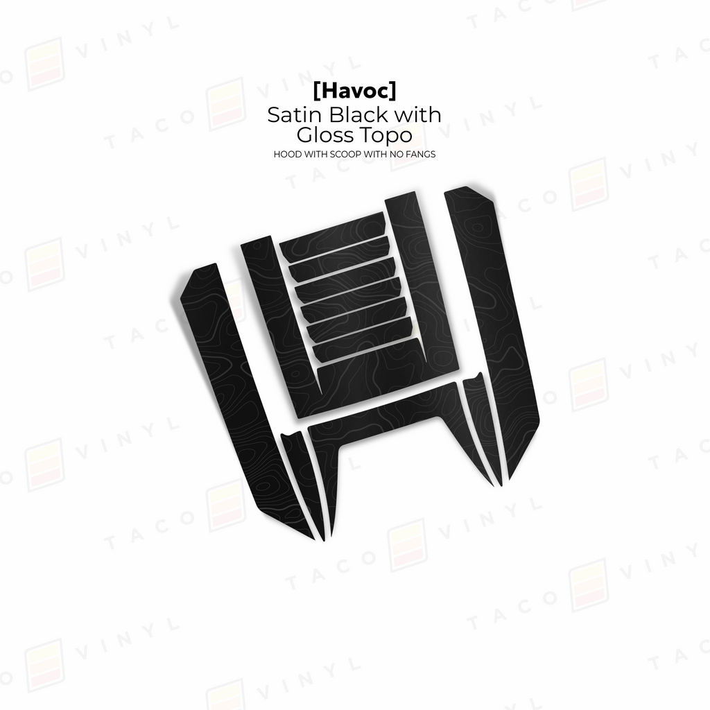 2024+ Tacoma/2025+ 4Runner Havoc Hood Scoop Stamp