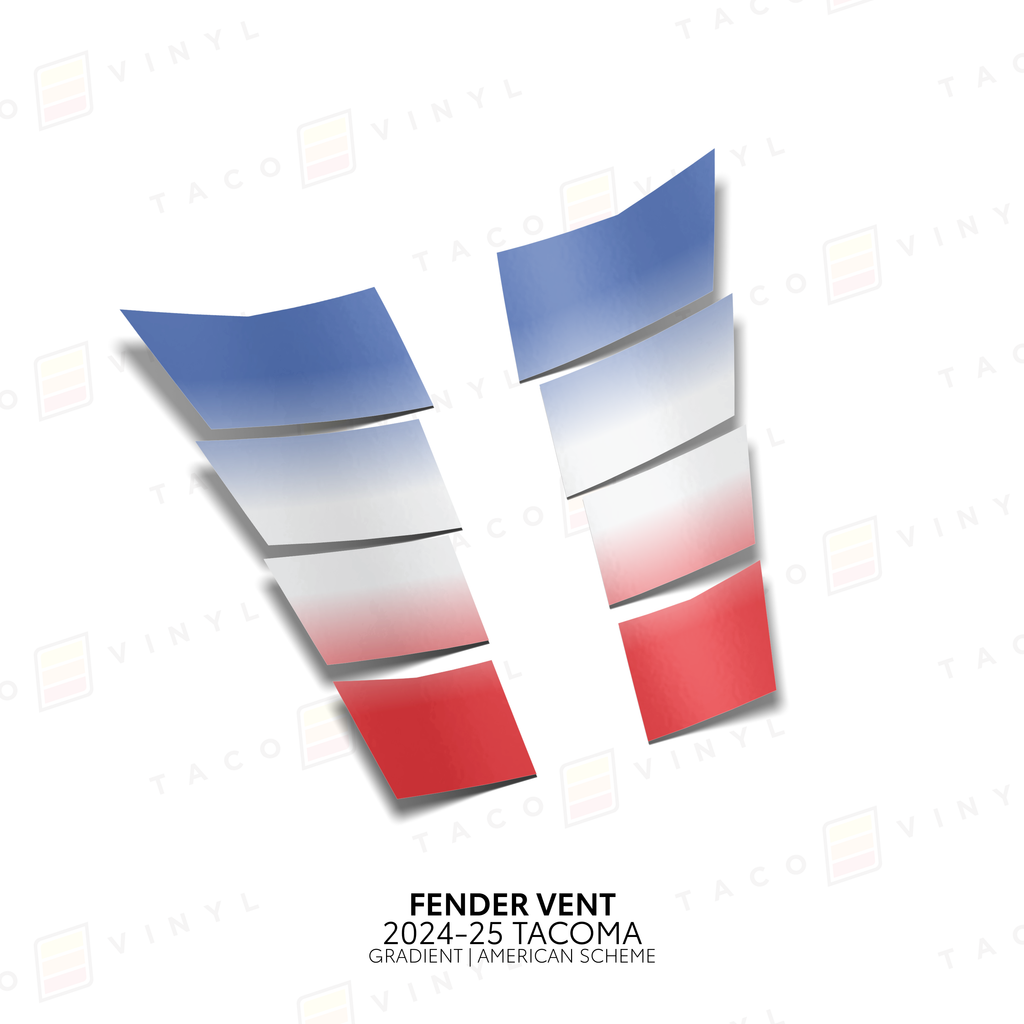 2025+ 4Runner Gradient Fender Vents