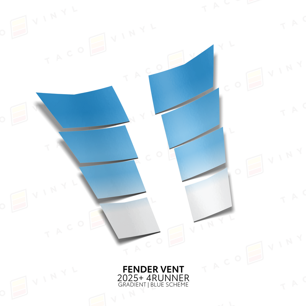 2025+ 4Runner Gradient Fender Vents