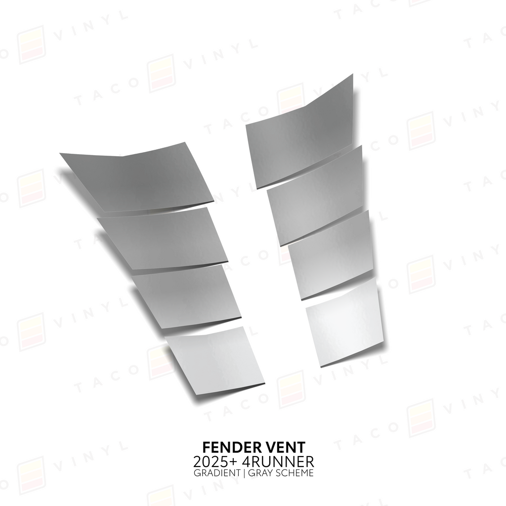 2025+ 4Runner Gradient Fender Vents