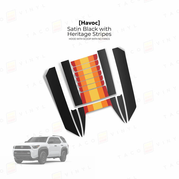 2025+ 4Runner Havoc Hood Scoop Stamp (W/ No Fangs) | Taco Vinyl