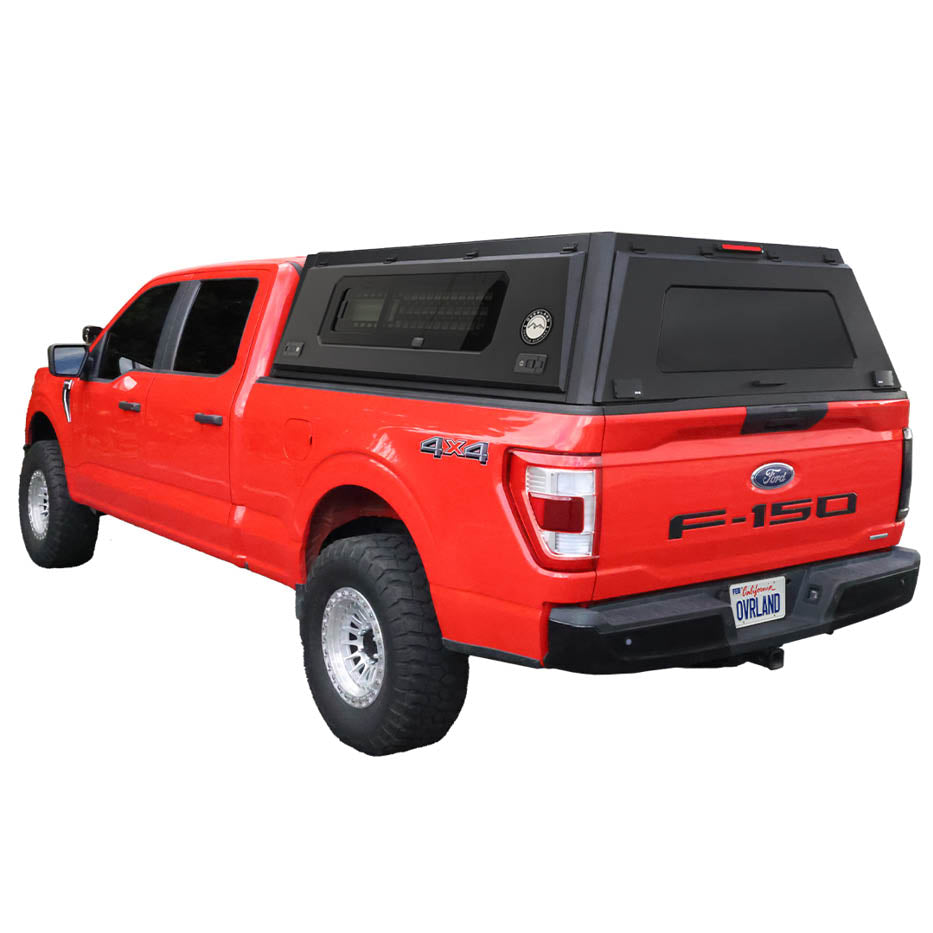 OVS Expedition PRO+ full-window truck cap on a 2021-2027 Ford F-150