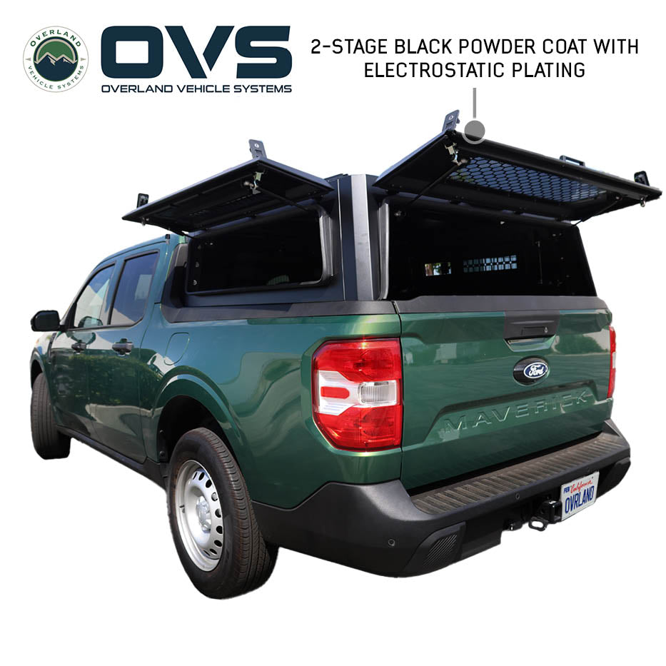 OVS Expedition PRO+ full-window truck cap on a 2022-2027 Ford Maverick - view 3