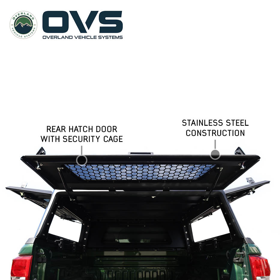 OVS Expedition PRO+ full-window truck cap on a 2022-2027 Ford Maverick - view 4