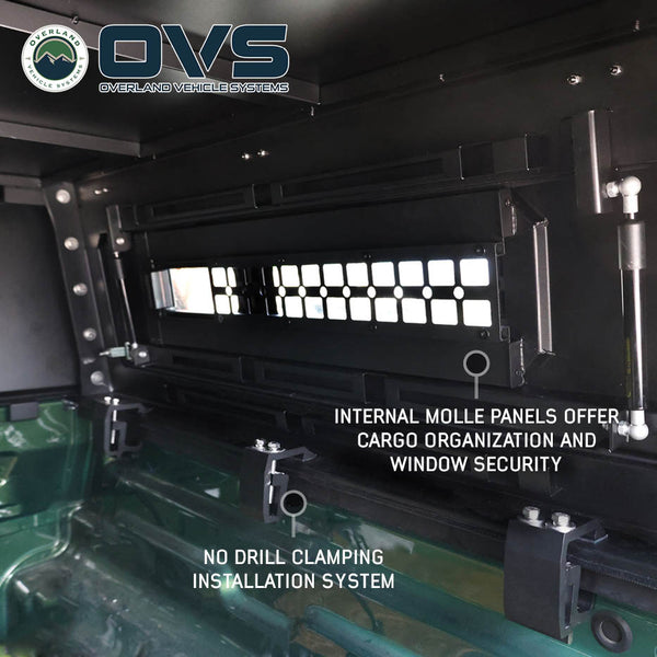 OVS Expedition PRO+ full-window truck cap on a 2022-2027 Ford Maverick - view 10