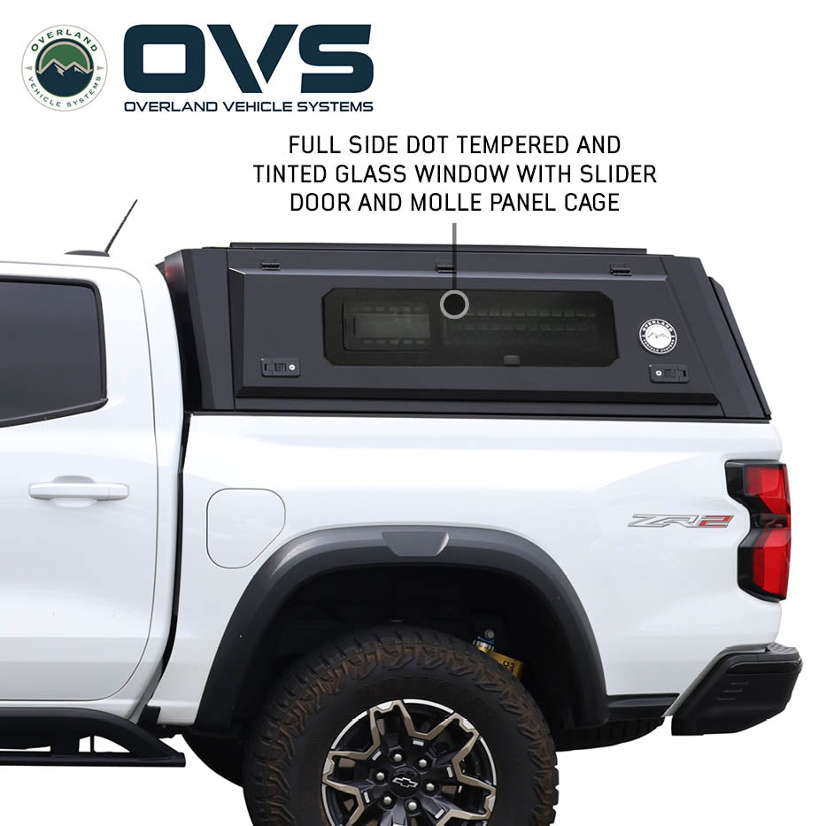 OVS Expedition PRO+ full-window truck cap on a 2023-2027 Chevy Colorado / GMC Canyon - view 8