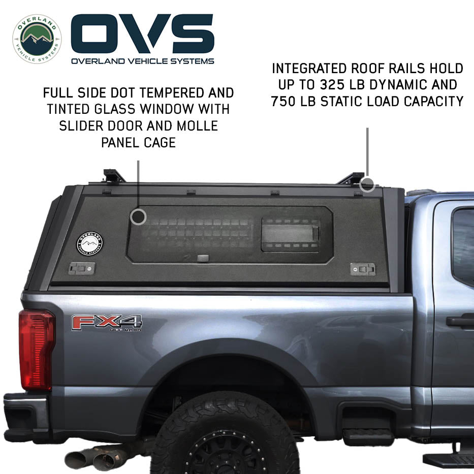 OVS Expedition PRO+ full-window truck cap on a 2023-2027 Ford F-250/F-350 Super Duty - view 8