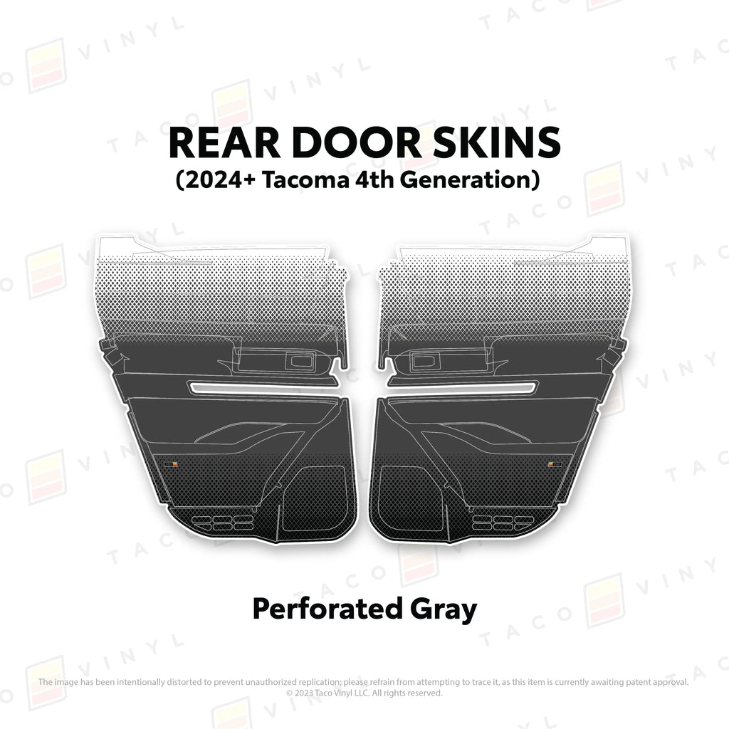 2024+ Tacoma Door Skins Taco Vinyl