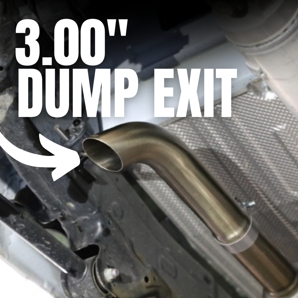 2024-2025 Toyota Tacoma Carven Exhaust Max Clearance Dump Exit Kit